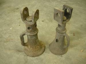 lot 110 image: 2 Antique Screw - Railroad - House Jacks