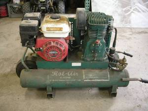 lot 114 image: Rol-Air Portable Jobsite Air Compressor