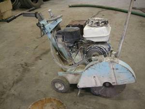 lot 117 image: Walk Behind 14 Concrete Cutting Saw