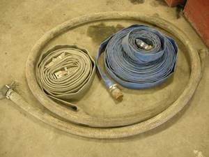 lot 122 image: 3 Water Transfer Pump Hoses