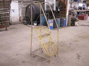 lot 131 image: Cotterman Warehouse Ladder