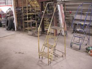lot 132 image: Cotterman Warehouse Ladder