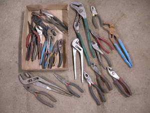 lot 239 image: Group Pliers - Channel Loks