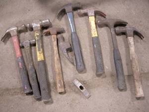 lot 240 image: Group Hammers