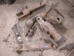 lot 247 image: Misc Hitch Plates, Parts