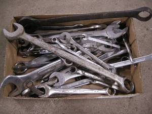 lot 261 image: Group Combination Wrenches