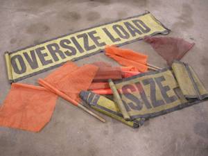 lot 289 image: Caution Flags - Signs