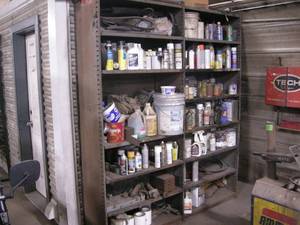 lot 310 image: Larger Group AutomotiveShop Sprays, Oils, Lubricants, Paints