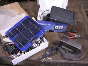 lot 313 image: Truck GPS, Solar Panel, Garmin