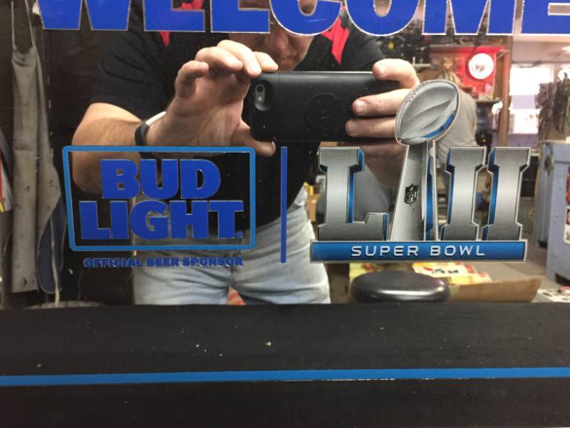 Bud Light Friends Always Welcome NFL Super Bowl deals LII MN mirror Minnesota football