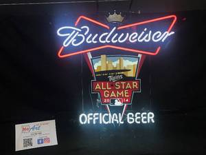 lot 11 image: Budweiser MN Twins 2014 All-Star Game neon