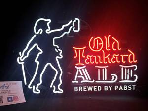 lot 13 image: Tankard Ale by Pabst neon. NIB