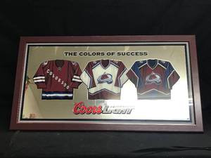lot 59 image: Coors Light Colorado Avalanche NHL mirror