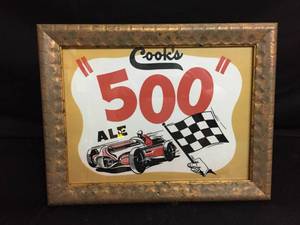 lot 62 image: Cooks 500 Ale framed sign