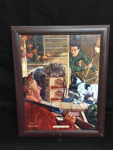 lot 63 image: Grain Belt Beer framed J.F Kernan print