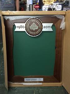 lot 66 image: Summit Skol chalkboard with wooden frame