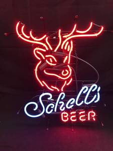 lot 9 image: Schells buck head neon