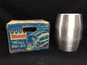 lot 77 image: Hamms Tapper  mini keg in box