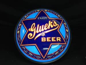 lot 84 image: Glueks Beer light up