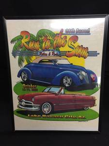 lot 99 image: Run to the Sun framed poster