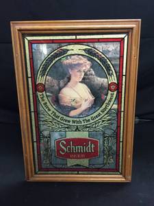 lot 100 image: Schmidt Beer mirror