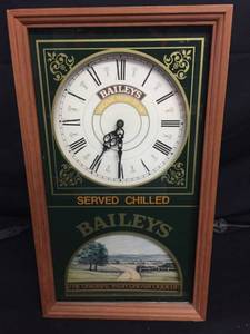 lot 104 image: Baileys Irish Cream shadow box clock