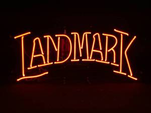 lot 107 image: Landmark neon