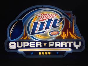 lot 111 image: Miller Lite Super Party 2008 LED