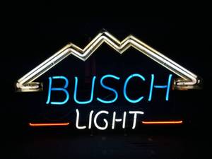 lot 116 image: Busch Light neon