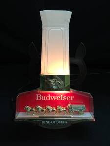 lot 144 image: Budwesier King of Beers plastic light up