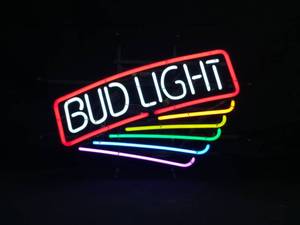 lot 167 image: Bud Light rainbow neon