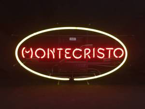 lot 169 image: Montecristo Cigars neon