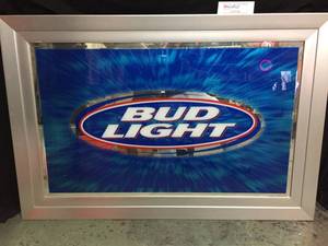 lot 177 image: Bud Light mirror