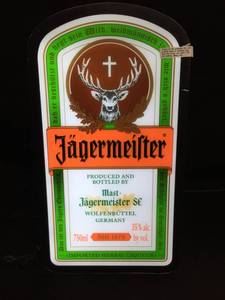 lot 207 image: Jagermeister LED sign. New