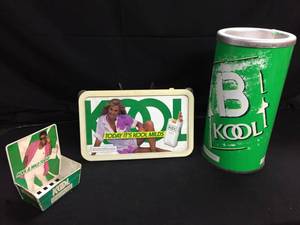 lot 210 image: Lot of Kool cigarette  tobacco items
