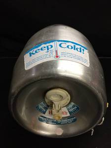 lot 219 image: Hamms Beer aluminum mini keg