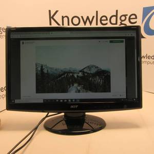 lot 18 image: ACER 23 in LCD Monitor  Tested Working
