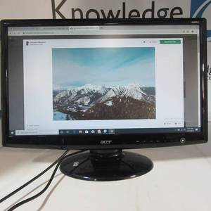 lot 19 image: ACER 23 in LCD Monitor  Tested Working