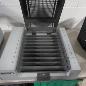 lot 28 image: BRETFORD  Locking Multi Devise charging station Tested Working