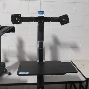 lot 49 image: Computer Monitor and Keyboard Stand   Great for those who dont want to sit all day while they work