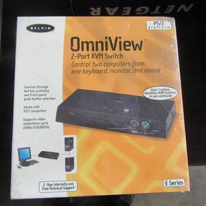 lot 61 image: OmniView 2-Port KVM Switch
