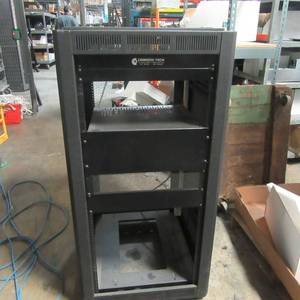 lot 90 image: Data Center Cabinet 24x27x48 in Tall  For 19in rackmountable units