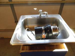 Stainless Steel Sink - Disposal