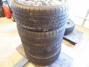 Lot of 7 Tires - 4 Rims