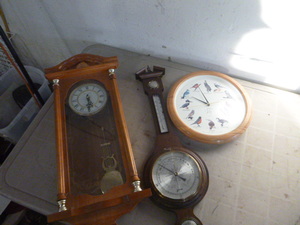 Wall Clocks and Barometer