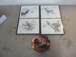 Toots Drawings and Terry Redlin Plate