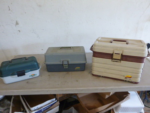 3 Tackle Boxes