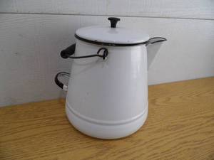lot 83 image: Enamelware Coffee Pot