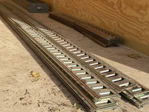 lot 7 image: Two (2) E Channel Track Trailer Rails