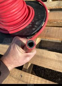 lot 4 image: 90 Feet of Industrial Rubber Air Hose - 38 I.D.